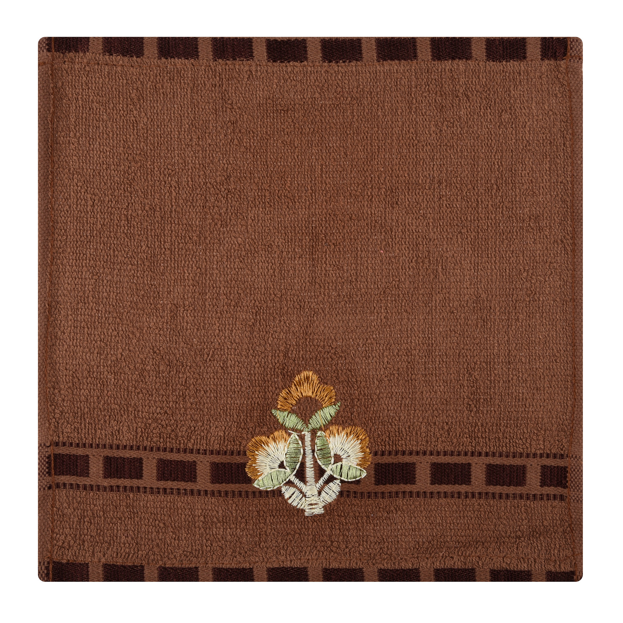 Kuber Industries Handkerchief | Velvet Face Towel | Face Towel | Sweat Absorbent Handkerchief | Plain Embroidary | Face Towel Hankies |Multicolor