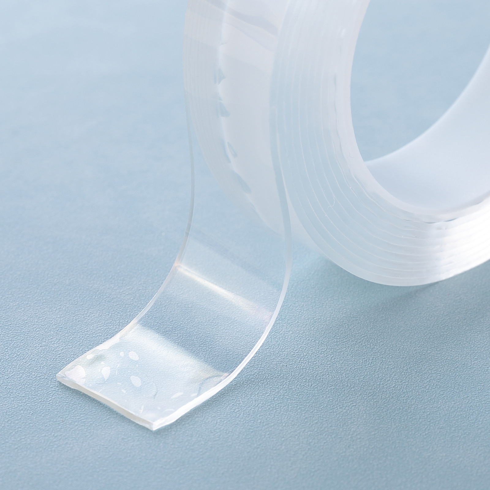 Kuber Industries Heavy-Duty Double Sided Tape|Adhesive Tape For Wall|3 Meter Long|Waterproof Mounting Tape (Transparent)