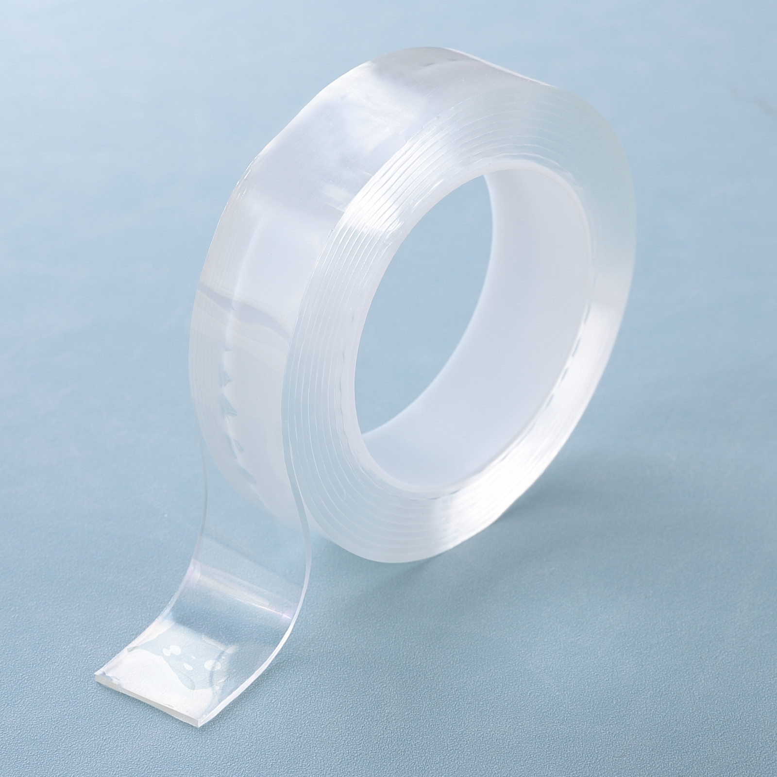 Kuber Industries Heavy-Duty Double Sided Tape|Adhesive Tape For Wall|3 Meter Long|Waterproof Mounting Tape (Transparent)