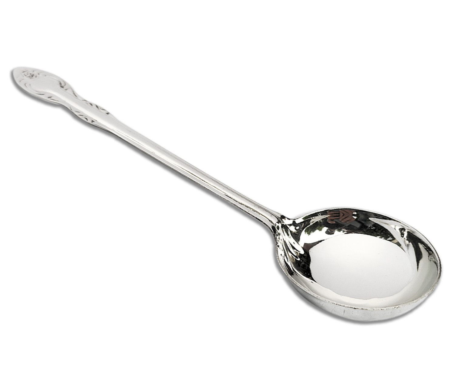Kuber Industries Heavy Stainless Steel Skimmer|Serving Spoon|Wok Spatula|Solid Spoon|Ladle For Cooking, Frying, Stirring, Basting, Set of 5 (Silver)