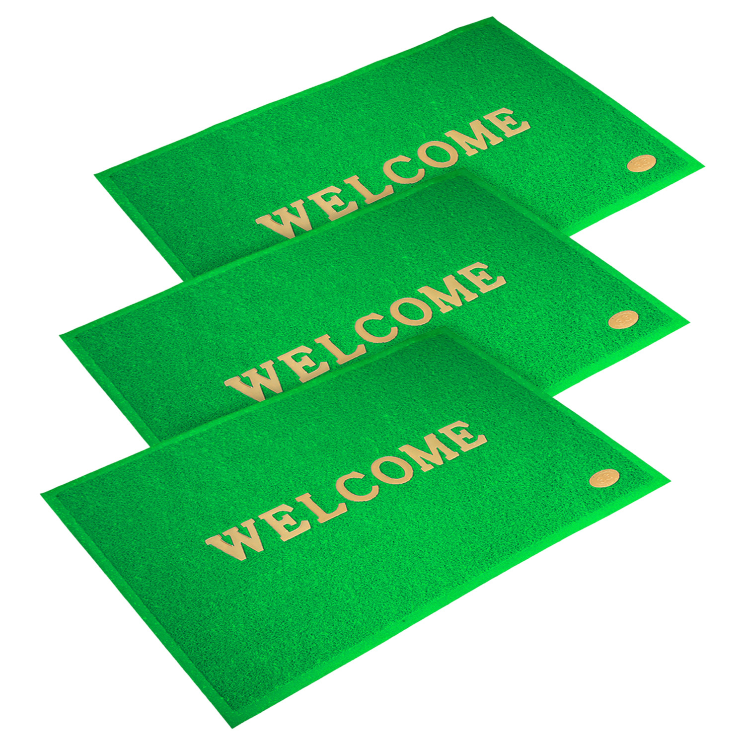 Kuber Industries Indoor Outdoor Anti-Slip Welcome Rubber Door Mat, Welcome Mat, 23