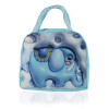Insulated Kids Lunch Bag with Zip Closure &amp; Handle | Leakproof Lunch Bag for Kids Girls &amp; Boys | Lunchbag for Kids for School &amp; Picnic | YJ-2-BLU | Elephant Design - Blue