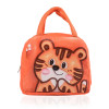 Insulated Kids Lunch Bag with Zip Closure &amp; Handle | Leakproof Lunch Bag for Kids Girls &amp; Boys | Lunchbag for Kids for School &amp; Picnic | YJ-2-ORG | Tiger Design - Orange