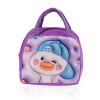 Insulated Kids Lunch Bag with Zip Closure &amp; Handle | Leakproof Lunch Bag for Kids Girls &amp; Boys | Lunchbag for Kids for School &amp; Picnic | YJ-2-PUR | Chick Design - Purple