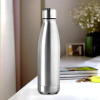 Insulated Stainless Steel Water Bottle (1 Ltr) | Hot & Cold Thermos Flask / Thermosteel | Leakproof & Corrosion Resistant For Travel, Office, Trekking, Home, Office, Kids | Silver