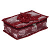 Kuber Industries Jewellery Kit | Travel Makeup Organizer | Zipper Clouser Cosmetic Kit | 6 Pouch Jewellery Kit | Cosmetic Bag for Women | Bow Dot Jewellery Kit | Maroon