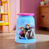 Jumbo Size Disney Frozen Plastic Stool for Sitting With Round Shape | Multipurpose & Sturdy Kids Bath Stool for Kitchen, Bathrooms & Living Room | Blue & Pink