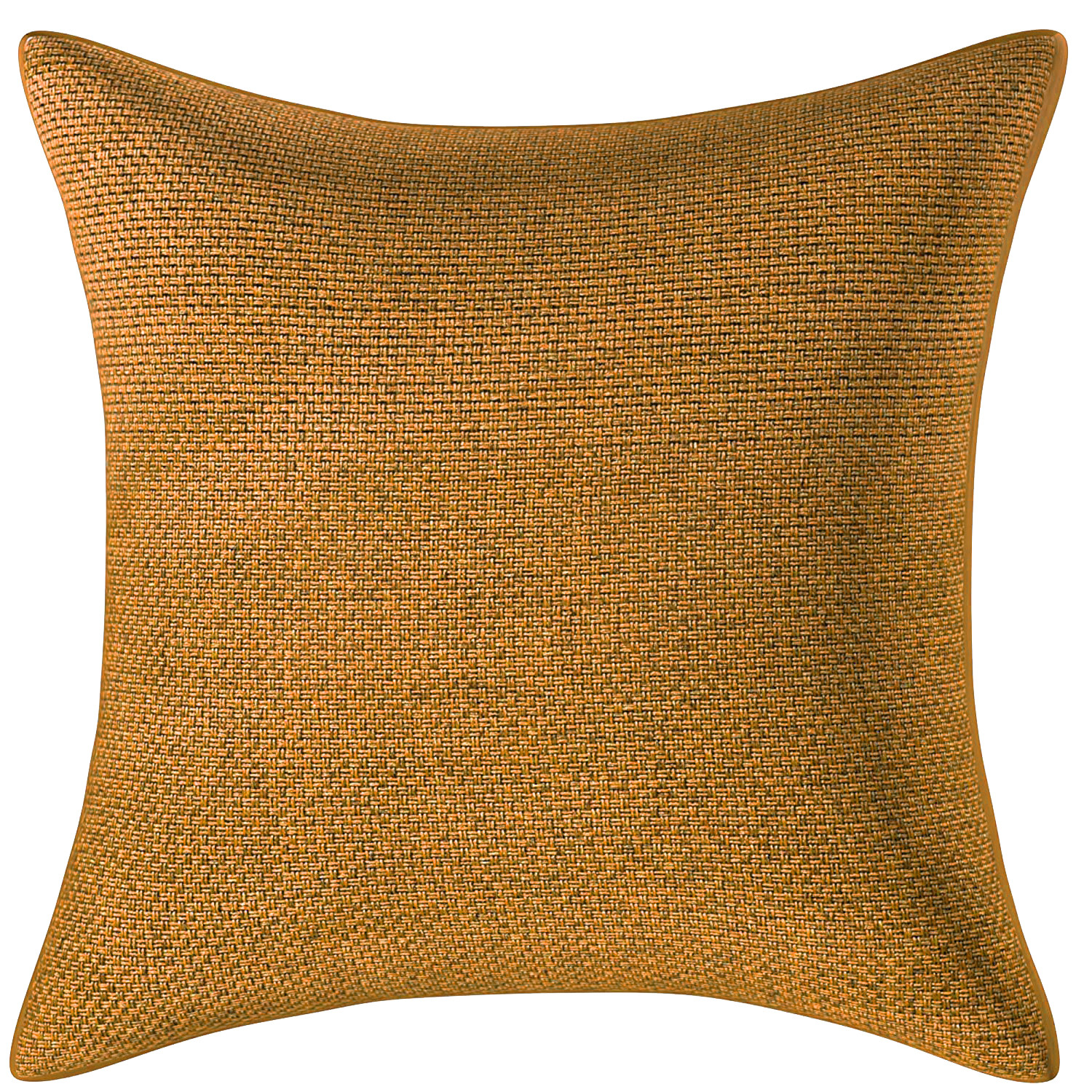 Kuber Industries Jute Blend Decorative Square Throw Pillow Cover Cushion Covers Pillowcase, Home Decor Decorations for Sofa Couch Bed Chair 24x24 Inch- (Gold)