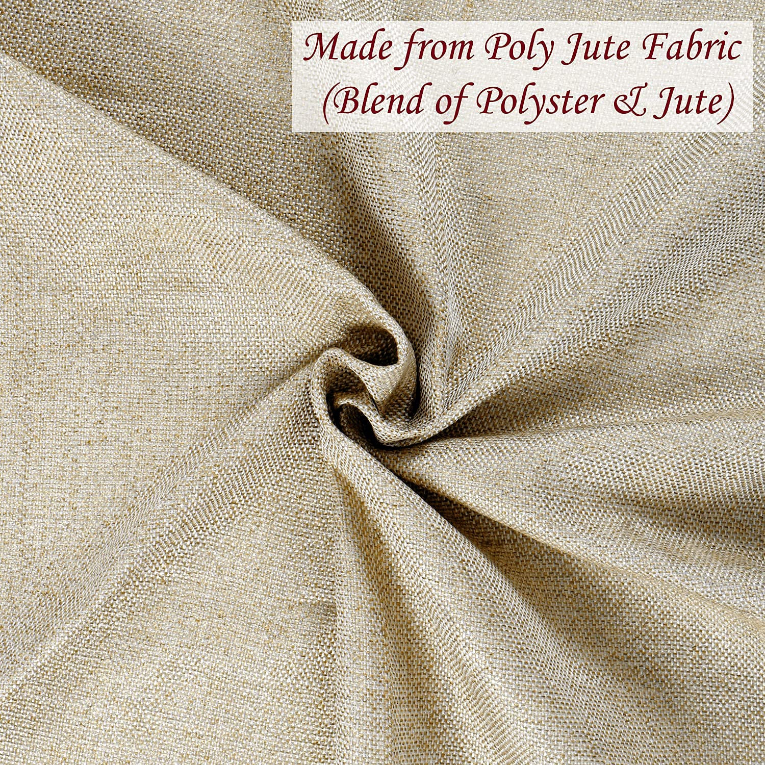 Kuber Industries Jute Center Table Cover, 40