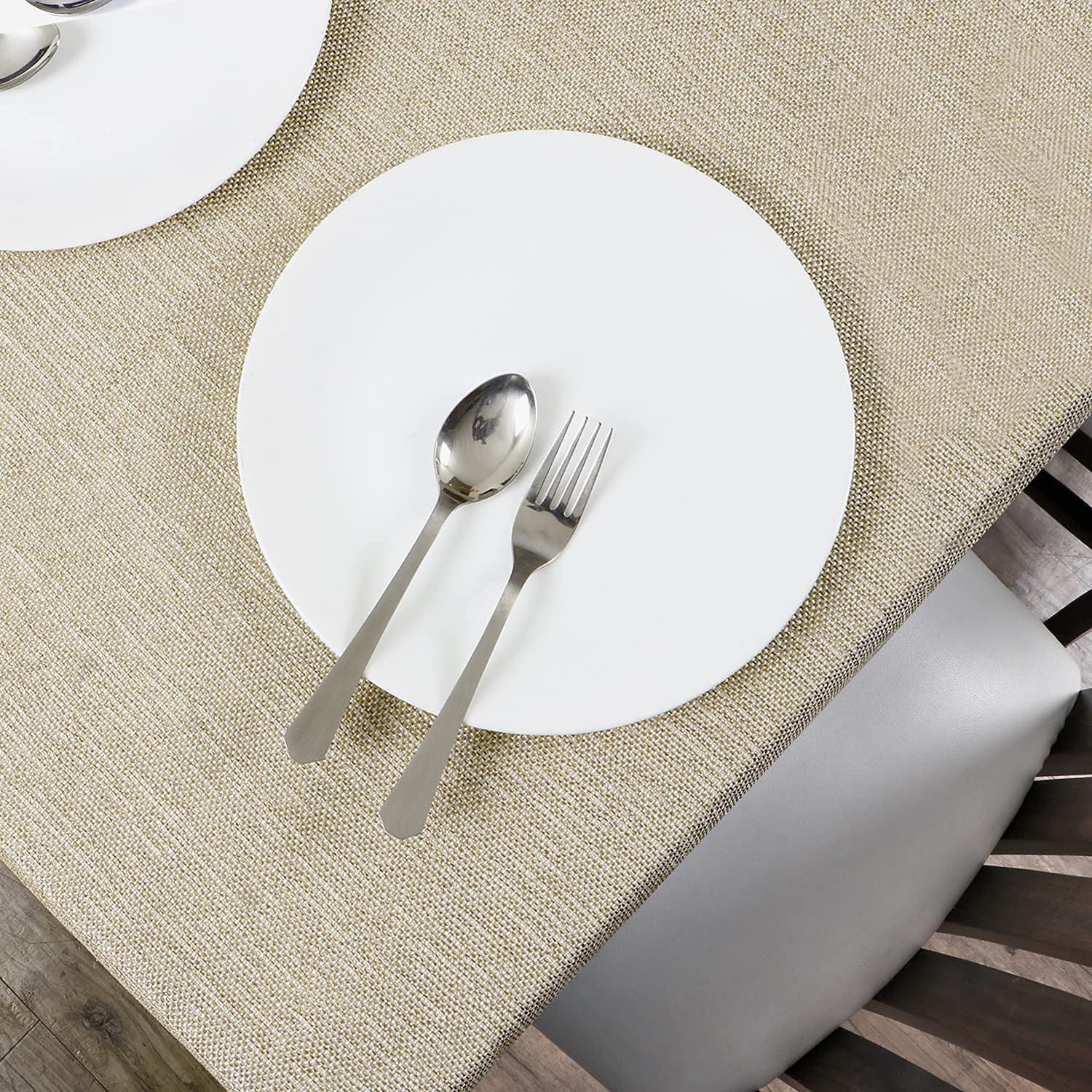 Kuber Industries Jute Center Table Cover, 40