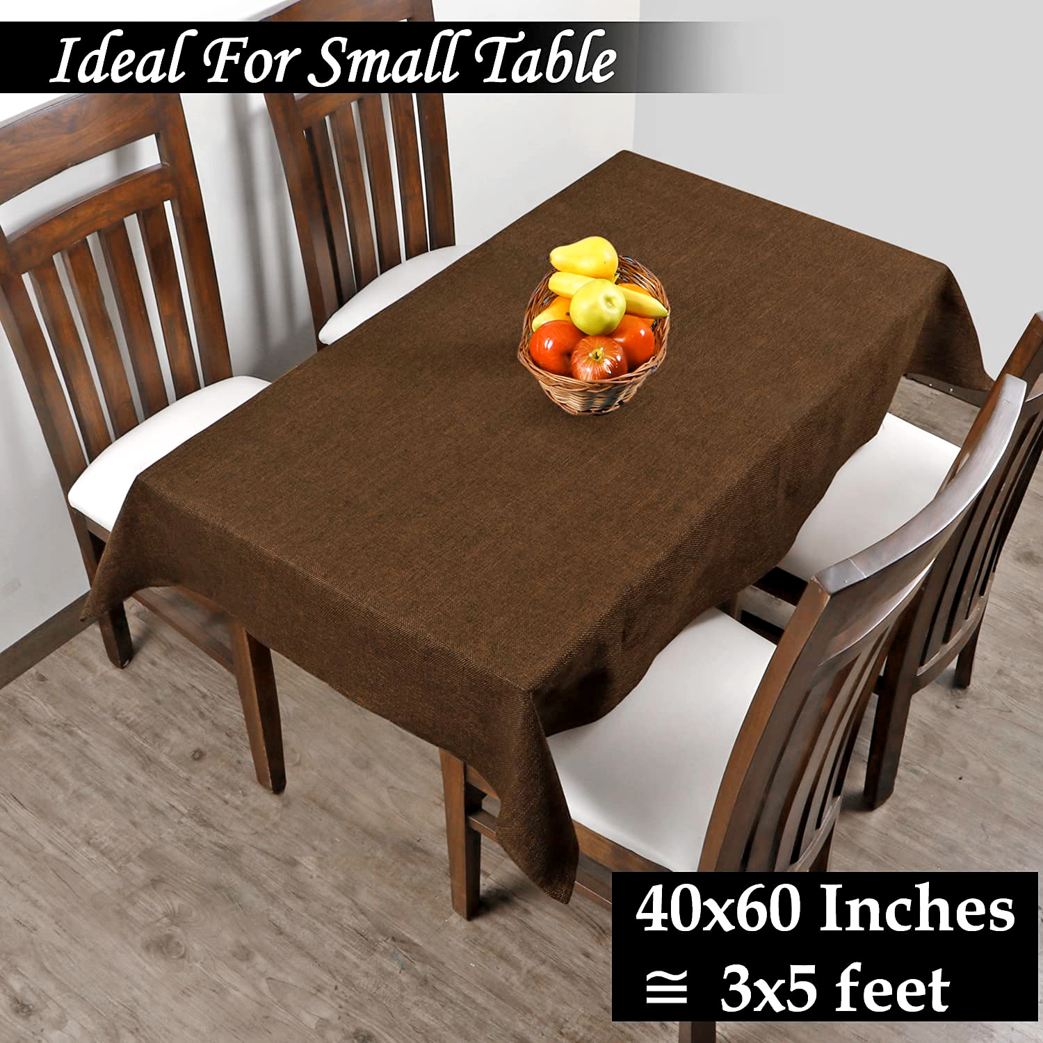 Kuber Industries Jute Center Table Cover, 40