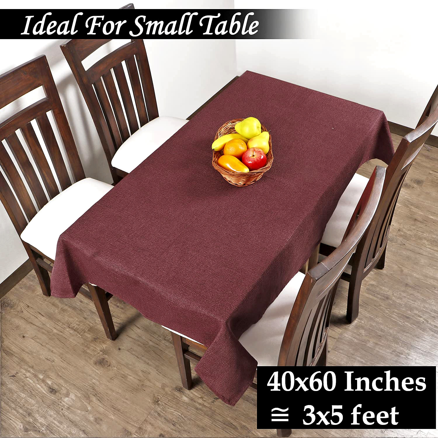 Kuber Industries Jute Center Table Cover, 40