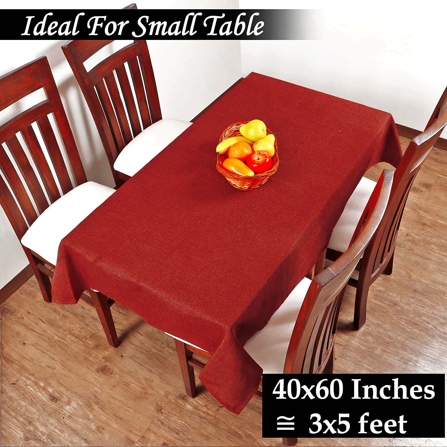 Kuber Industries Jute Center Table Cover, 40