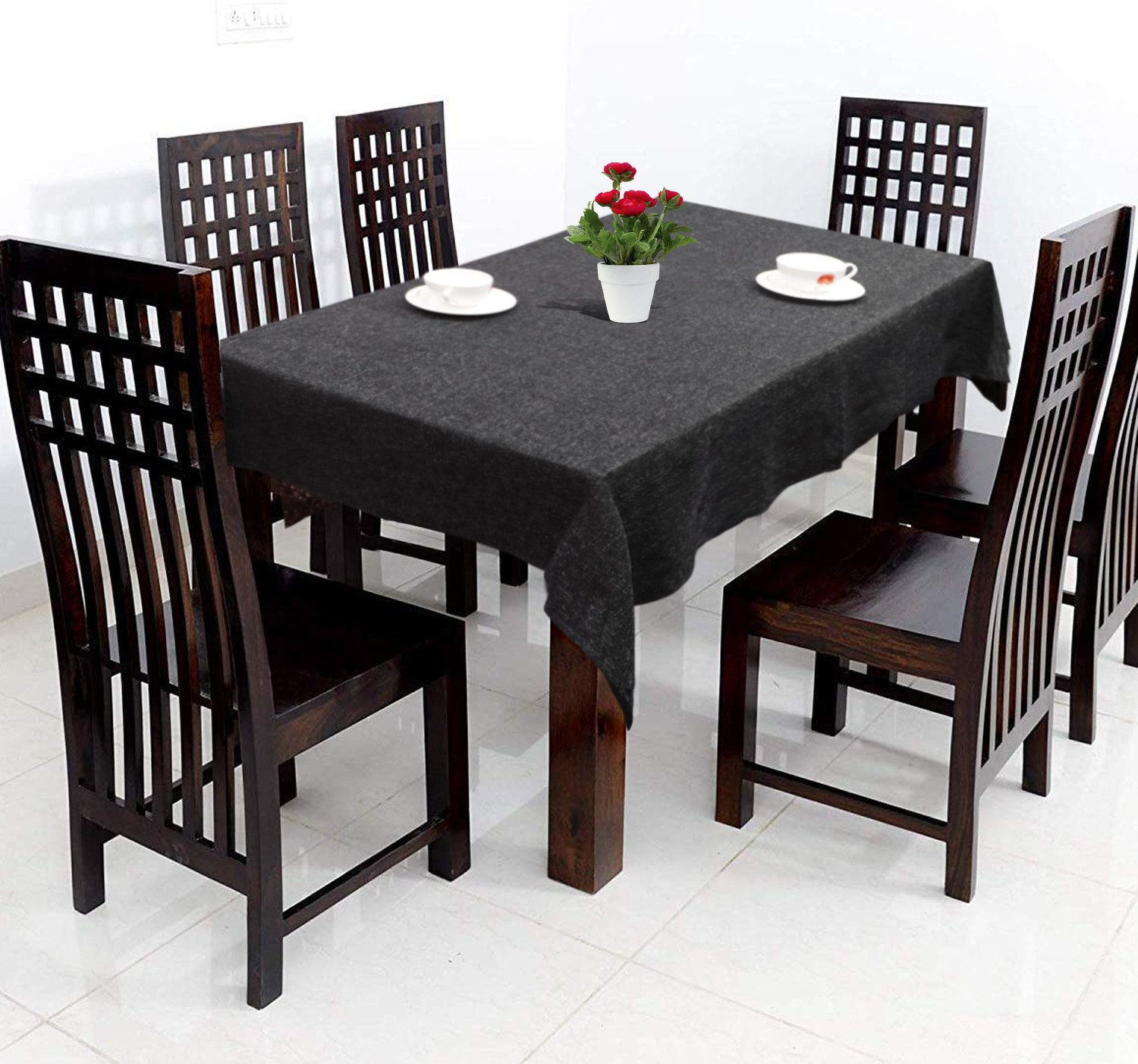 Kuber Industries Jute Dining Table Cover,60