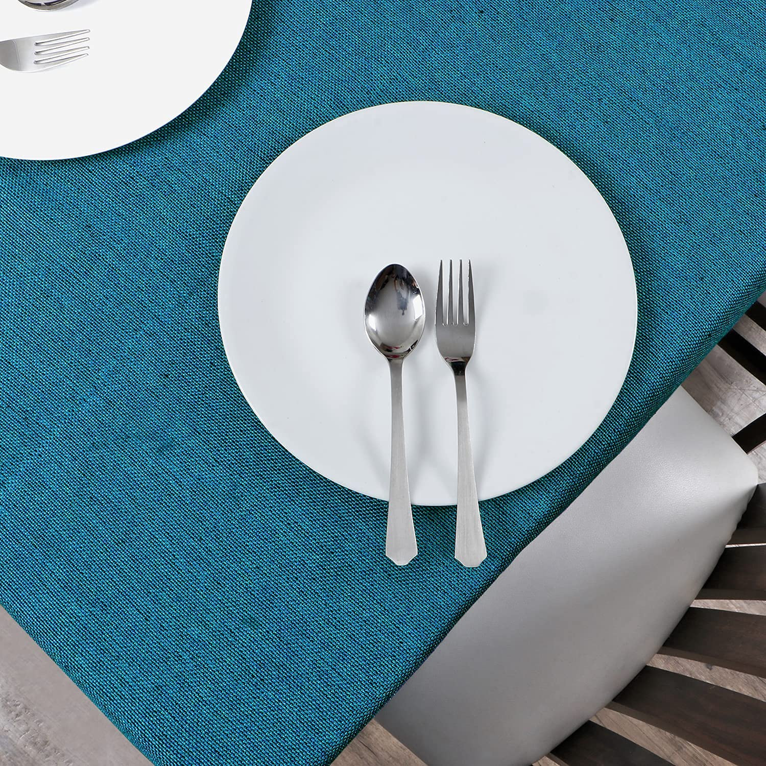 Kuber Industries Jute Dining Table Cover,60