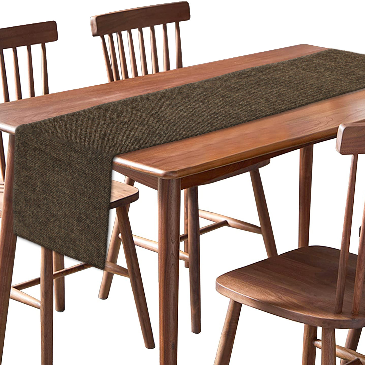 Kuber Industries Jute Dining Table Runner For Home Décor 72
