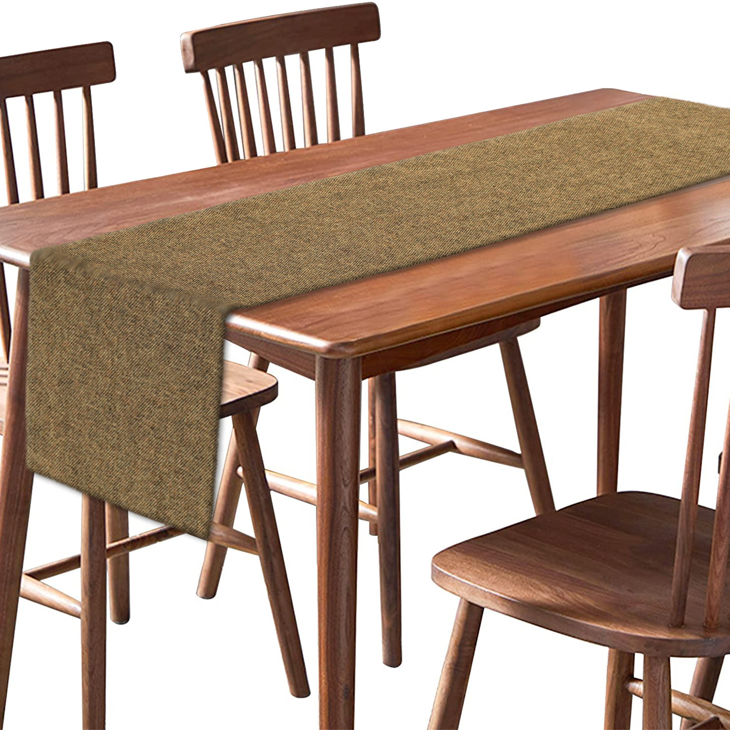 Kuber Industries Jute Dining Table Runner For Home Décor 72