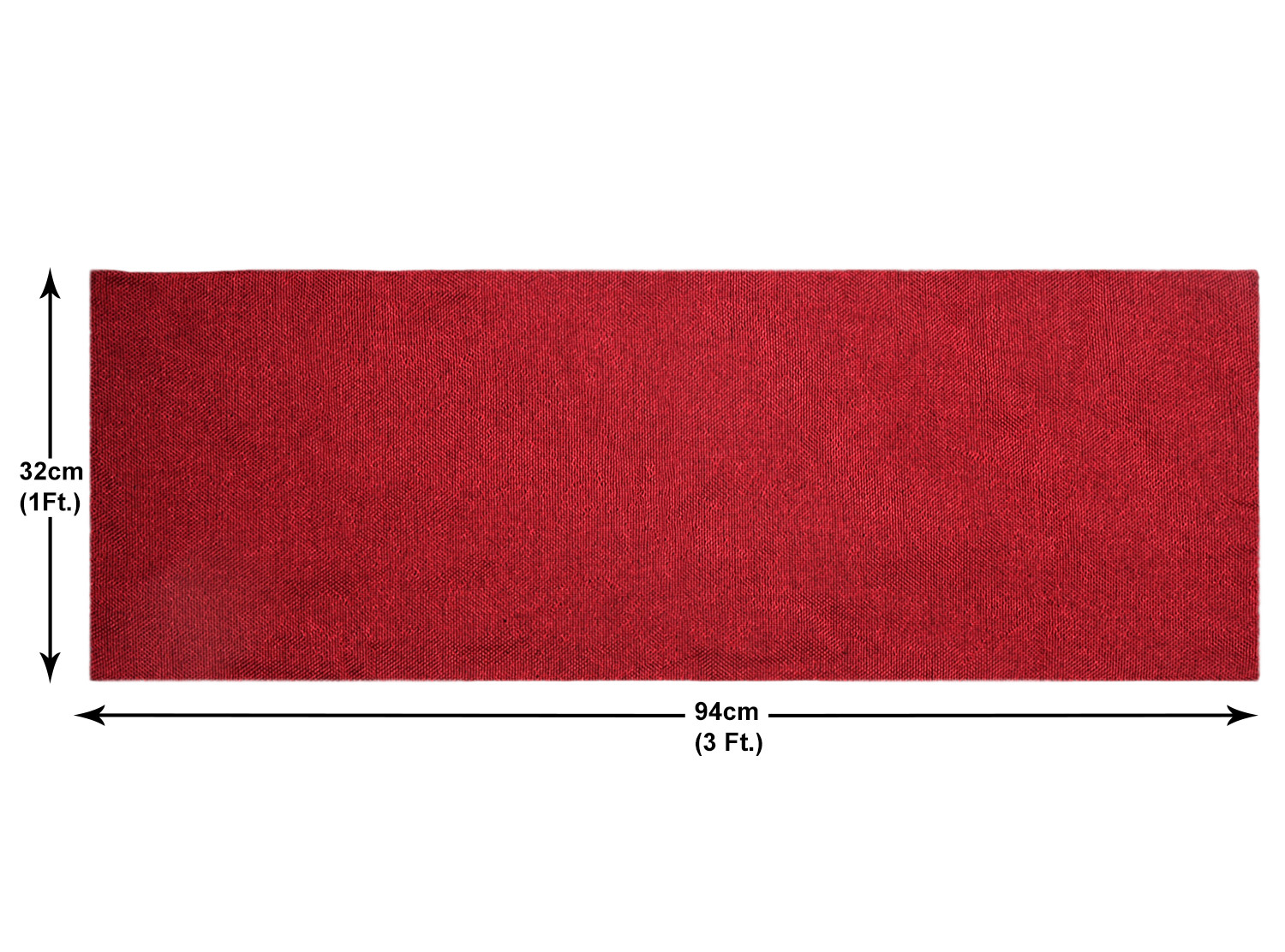 Kuber Industries Jute Dining Table Runner For Home Décor 72