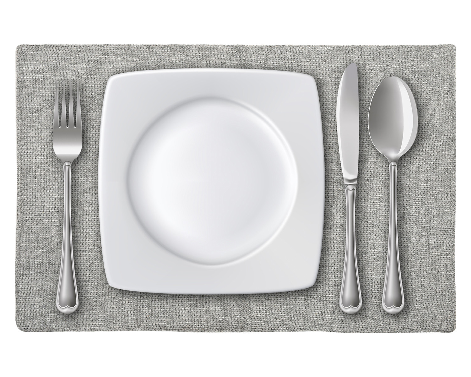 Kuber Industries Jute Table Placemat for Home, Hotels, Set of 6 (Grey)