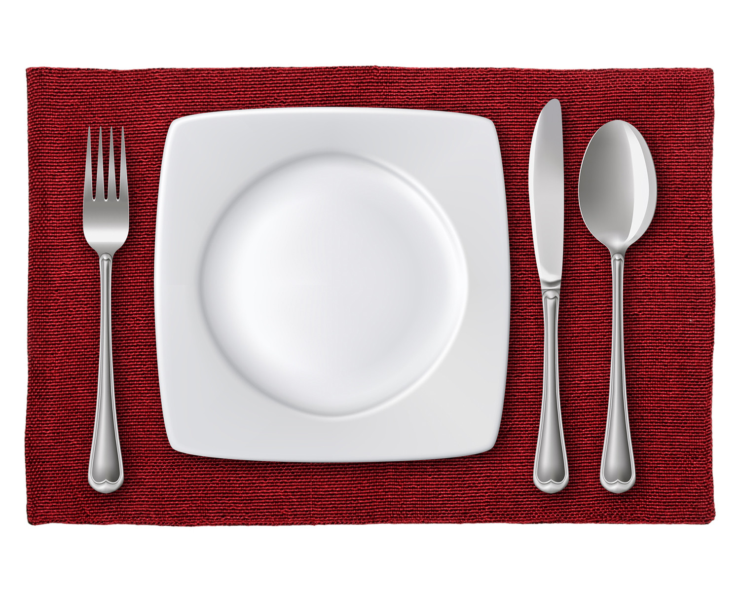 Kuber Industries Jute Table Placemat for Home, Hotels, Set of 6 (Maroon)