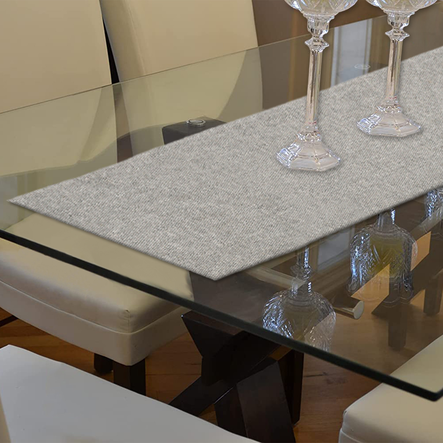 Kuber Industries Jute Table Runner For Home Décor 36