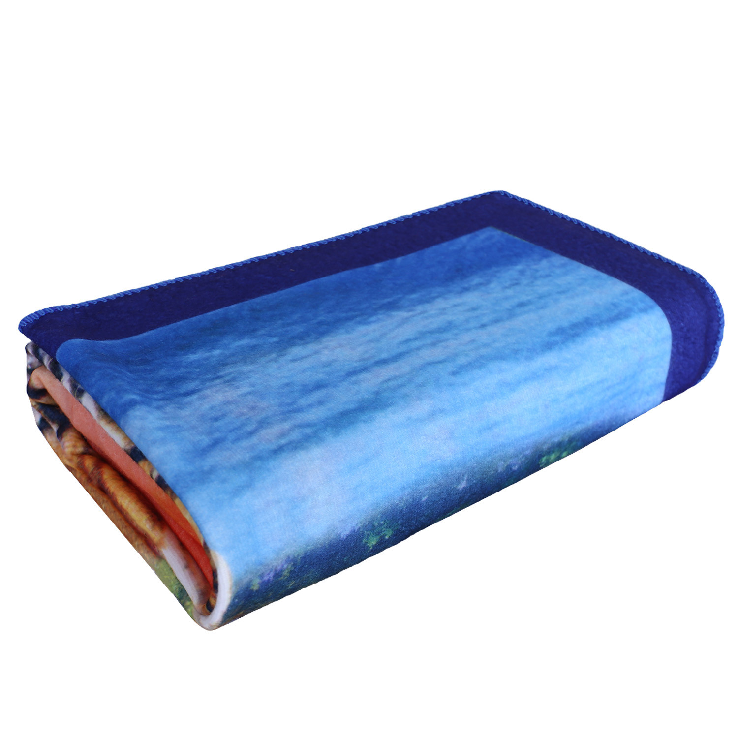 Kuber Industries Kids Bath Towel|Soft Cotton & Sides Stitched Baby Towel|Microfibered Super Absorbent Tiger Pattern Towel for Infants,Toddler,55x26 Inch (Multicolor)