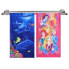 Kuber Industries Kids Bath Towel|Soft Cotton &amp; Sides Stitched Baby Towel|Super Absorbent Aquarium &amp; Princess Print Towel for Infants,Pack of 2 (Multicolor)