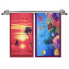 Kuber Industries Kids Bath Towel|Soft Cotton &amp; Sides Stitched Baby Towel|Super Absorbent Sunrise &amp; Ocean Print Towel for Infants,Pack of 2 (Multicolor)