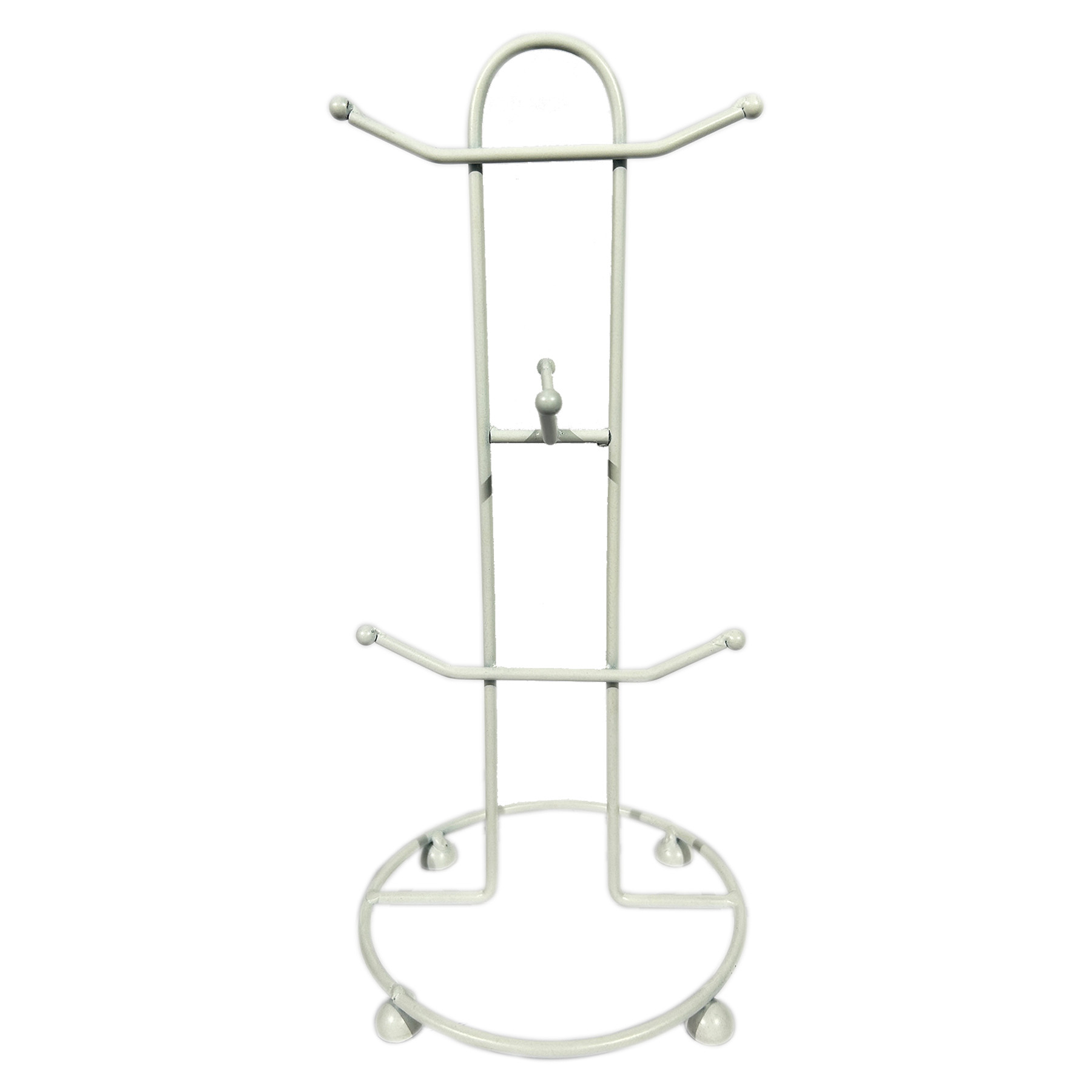Kuber Industries Kitchen Stand | Cup Stand For Kitchen | Coffee And Tea Mug Holder | Dinning Tabel Cup Stand for Kitchen | Organizer for Kitchen | 6 Cup Stand Hanger | White