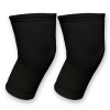 Kuber Industries Knee Cap | Cotton 4 Way Compression Knee Sleeves |Sleeves For Joint Pain | Sleeves For Arthritis Relief | Unisex Knee Wraps | Knee Bands |Size-L|1 Pair|Black