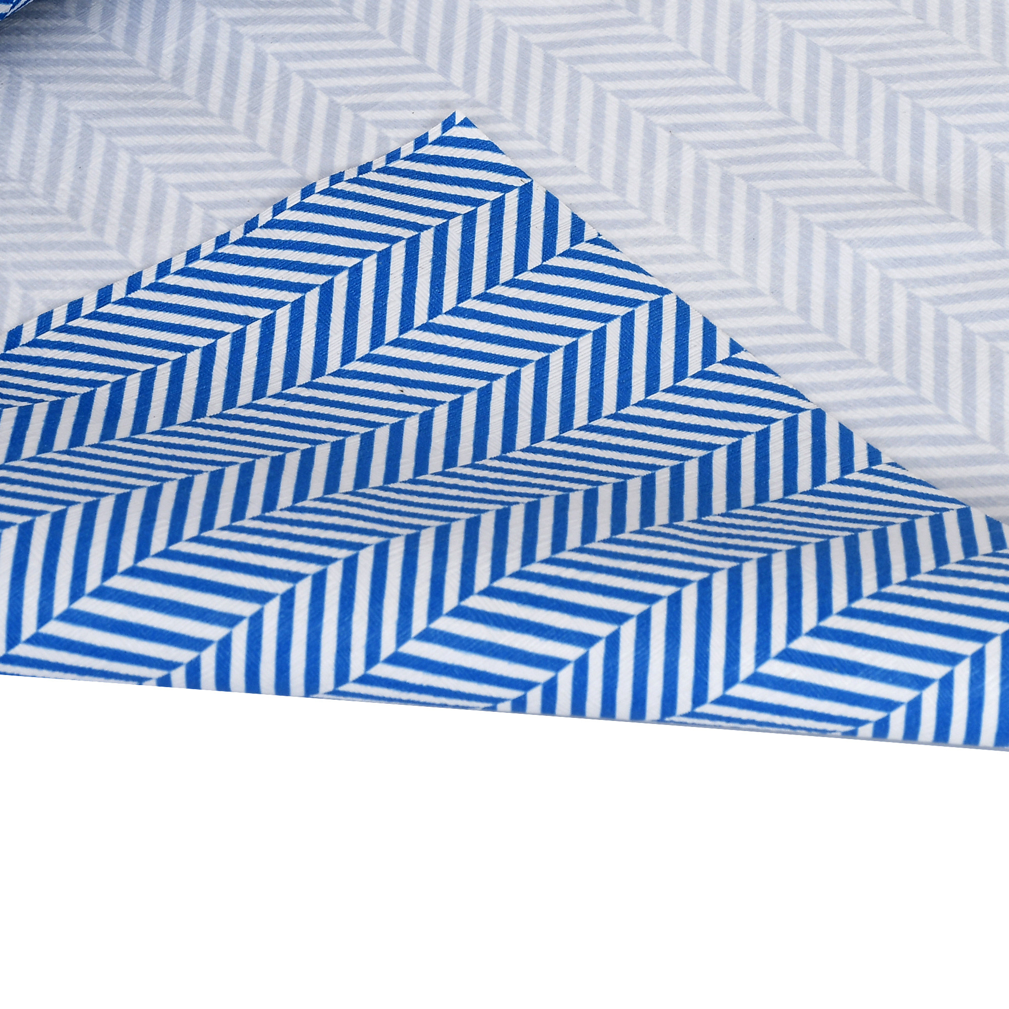 Kuber Industries Laheriya Print PVC Wardrobe Kitchen Drawer Cupboard Cabinet Shelf Mat, Shelf Liner 5 Mtr (Blue)