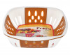 Kuber Industries Large Plastic Fruit, vegetable Storage Basket (Brown)-HS42KUBMART25387