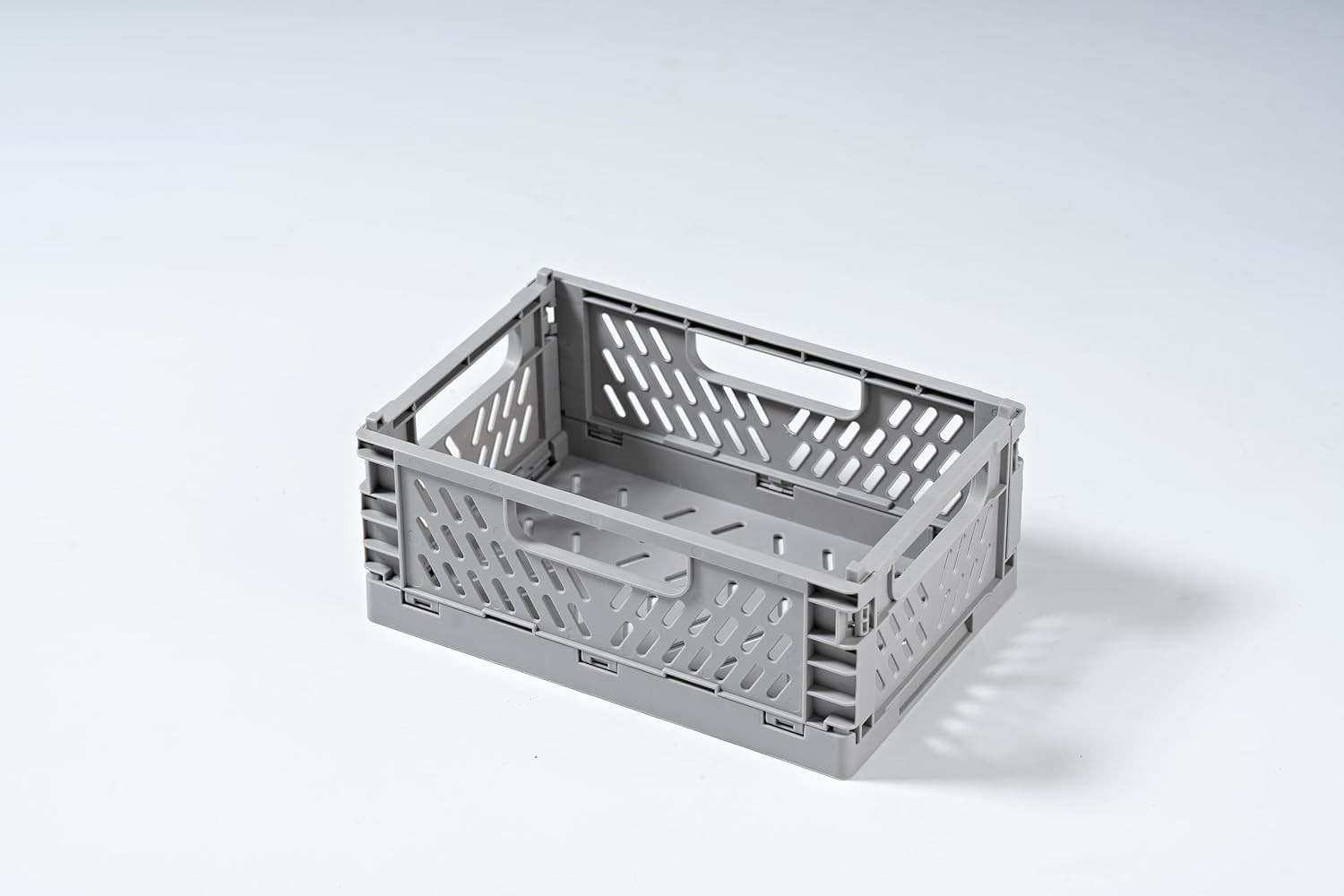 Kuber Industries Large Refrigerator Storage Crisper/Fridge Container without Lid (Grey)