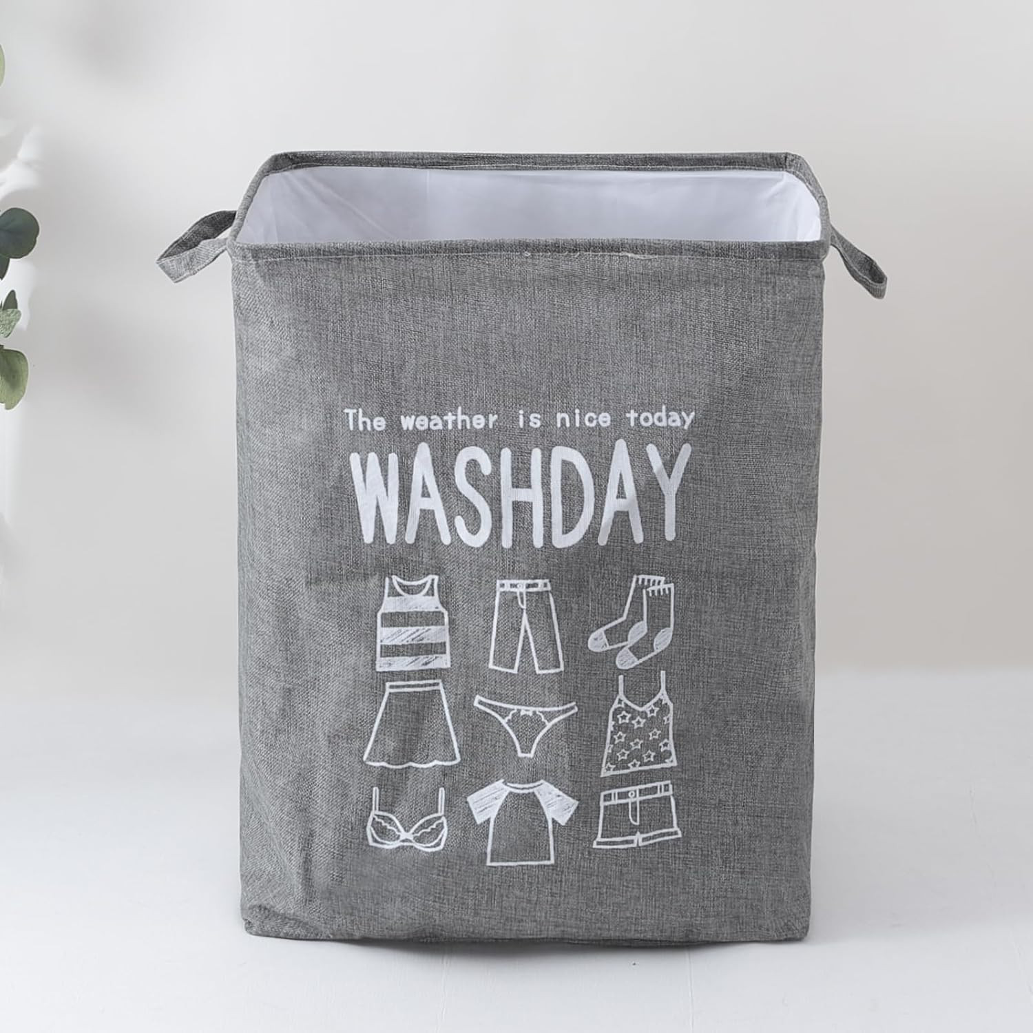 Kuber Industries Laundry Basket For Clothes|Foldable Laundry Hamper|Basket For Toys, Dirty clothes, Storage 