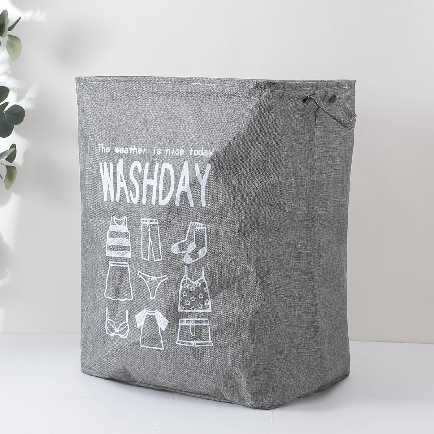 Kuber Industries Laundry Basket For Clothes|Foldable Laundry Hamper|Basket For Toys, Dirty clothes, Storage 