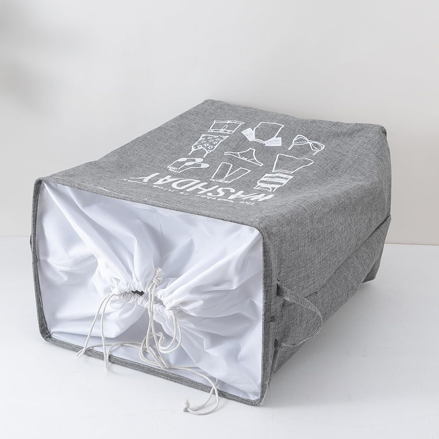 Kuber Industries Laundry Basket For Clothes|Foldable Laundry Hamper|Basket For Toys, Dirty clothes, Storage 