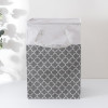 Kuber Industries Laundry Basket For Clothes|Foldable Laundry Hamper|Basket For Toys, Dirty clothes, Storage &quot;45 LTR&quot; (Grey)