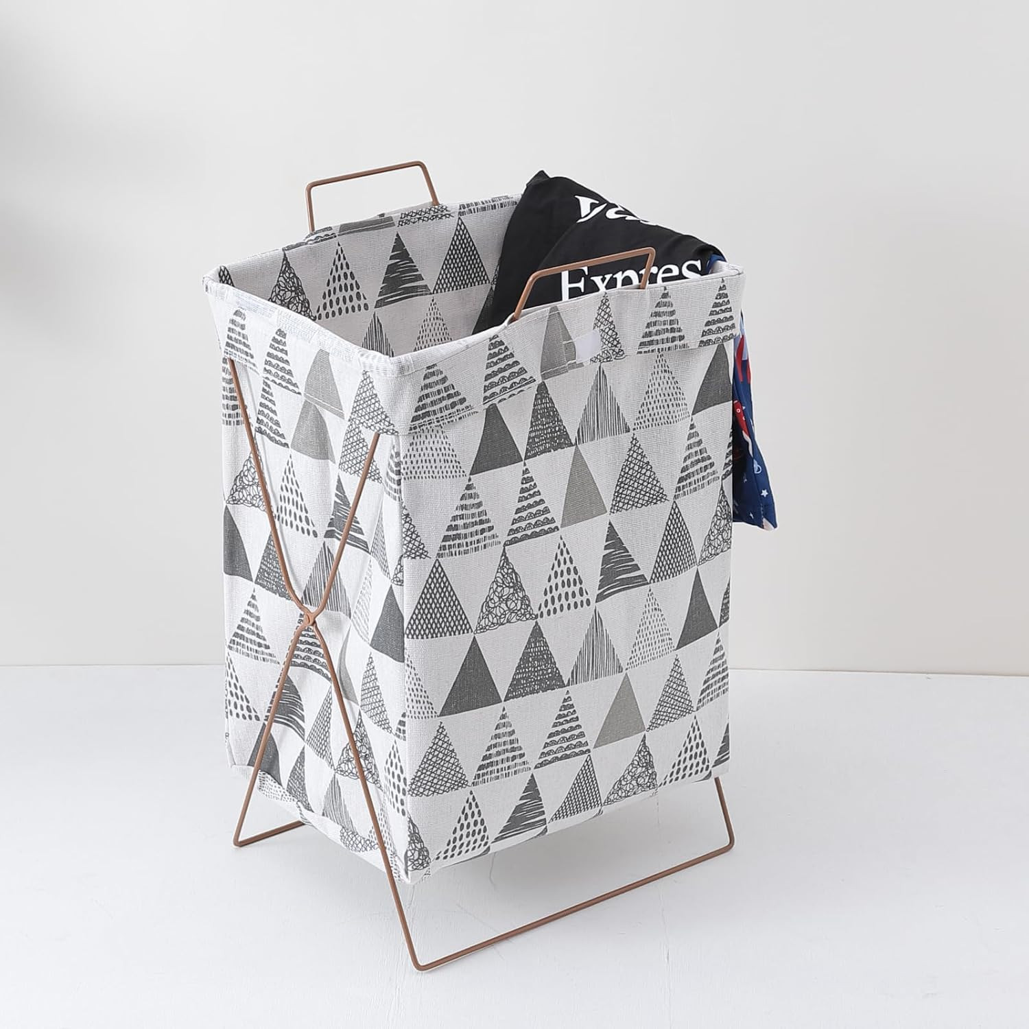 Kuber Industries Laundry Basket For Clothes|Foldable Laundry Hamper|Basket For Toys, Dirty clothes, Storage 