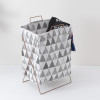 Kuber Industries Laundry Basket For Clothes|Foldable Laundry Hamper|Basket For Toys, Dirty clothes, Storage &quot;40 LTR&quot; (Multi-clolor)
