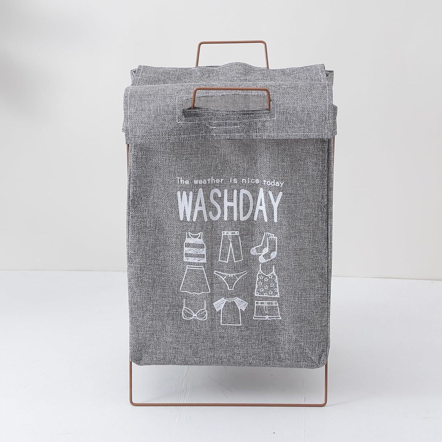 Kuber Industries Laundry Basket For Clothes|Foldable Laundry Hamper|Basket For Toys, Dirty clothes, Storage 