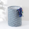 Kuber Industries Laundry Basket For Clothes|Foldable Laundry Hamper|Basket For Toys, Dirty clothes, Storage &quot;45 LTR&quot; (Blue)