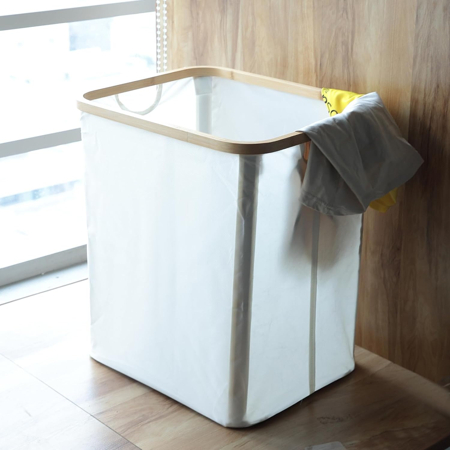 Kuber Industries Laundry Basket For Clothes|Foldable Laundry Hamper|Basket For Toys, Dirty clothes, Storage 
