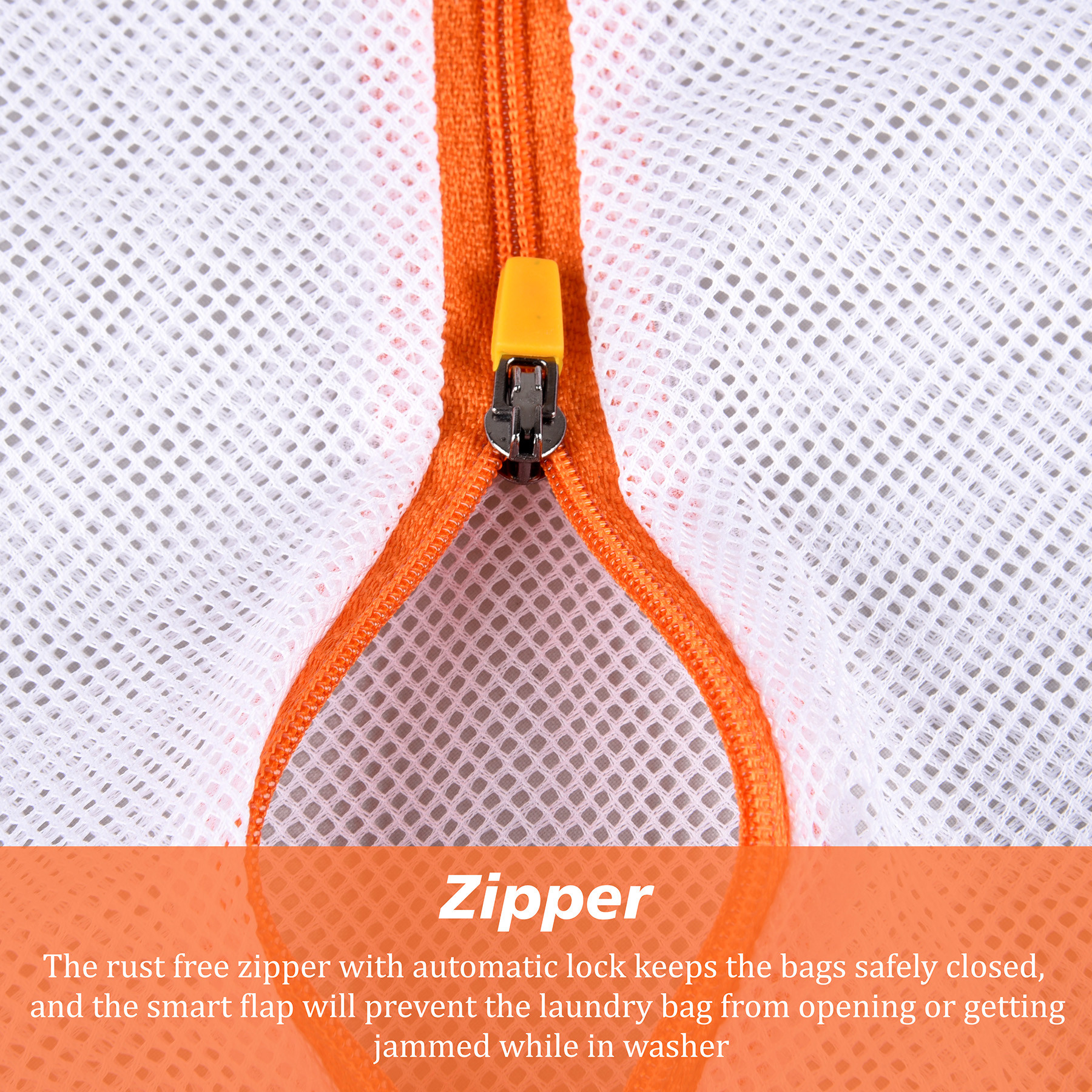 Kuber Industries Laundry Washing Bags  Reusable Mesh Laundry Bags  Washing Bags for Blouse-Bra-Panty-Hosiery-Lingerie-Jeans  Laundry Storage Bag  Clothes Bags  3 Piece Set  White