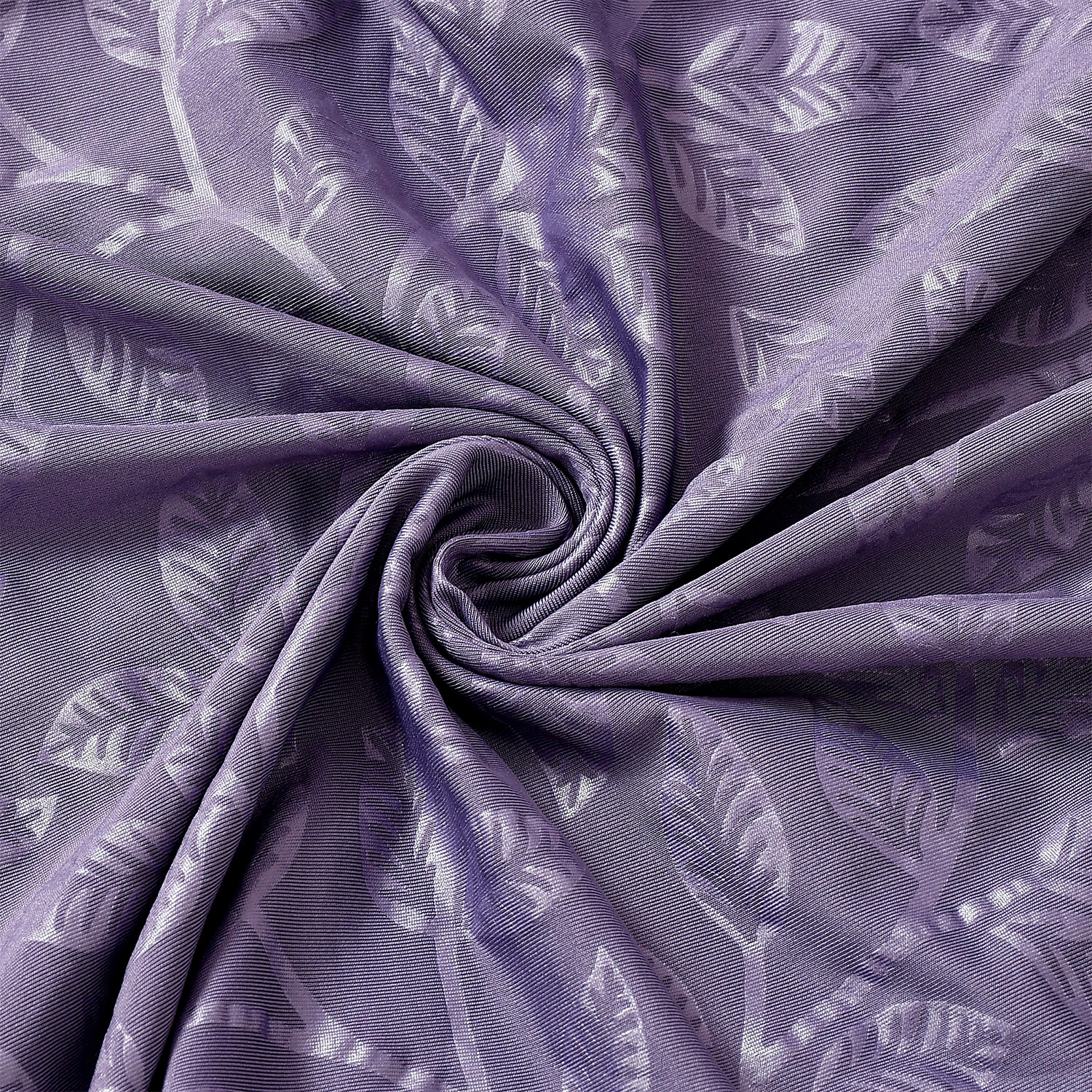 Kuber Industries Leaf Printed Elastic Stretchable Polyster Chair Cover For Home, Office, Hotels, Wedding Banquet (Purple)