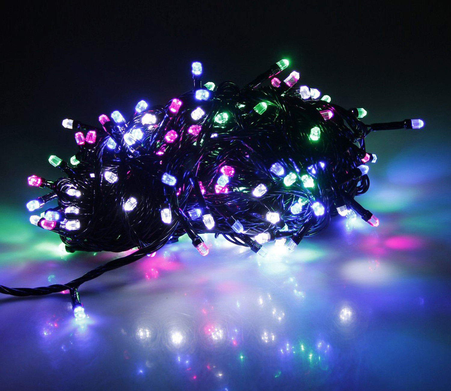 Kuber Industries LED Pixel String Lights | Diwali Lights | Christmas Home Decoration Lights | Copper Led Pixel String Lights | Lights for Décoration | 10 MTR | Multi