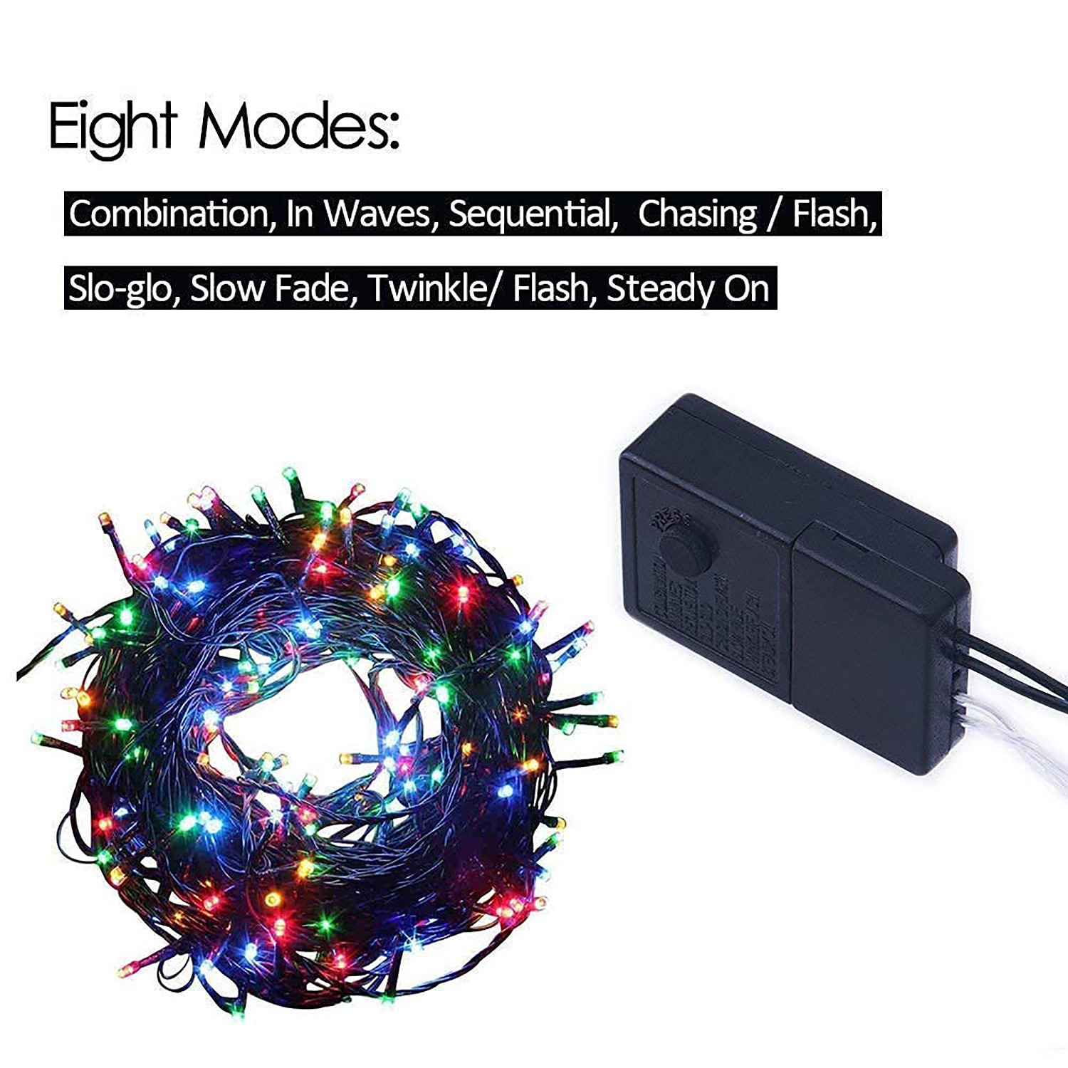 Kuber Industries LED Pixel String Lights | Diwali Lights | Christmas Home Decoration Lights | Copper Led Pixel String Lights | Lights for Décoration | 10 MTR | Multi