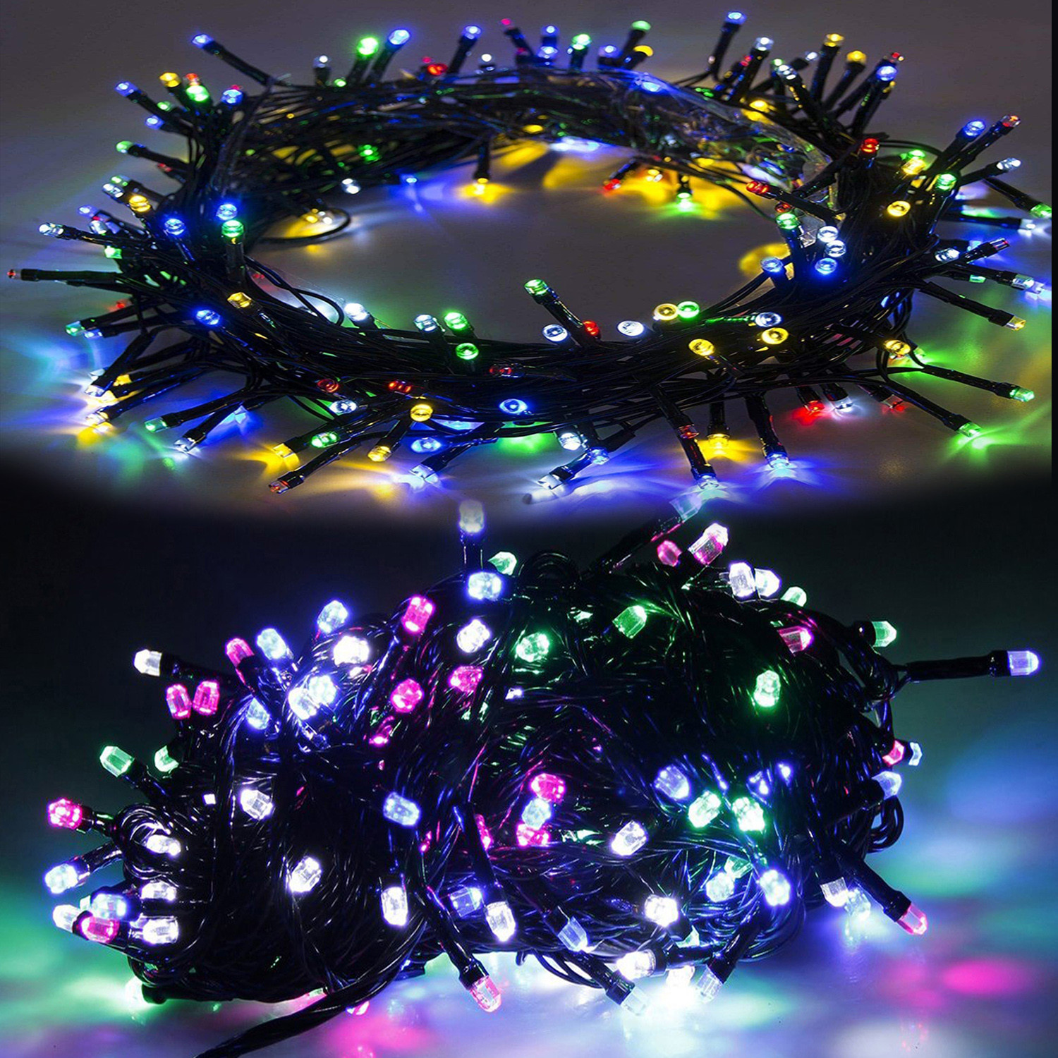Kuber Industries LED Pixel String Lights | Diwali Lights | Christmas Home Decoration Lights | Copper Led Pixel String Lights | Lights for Décoration | 10 MTR | Multi