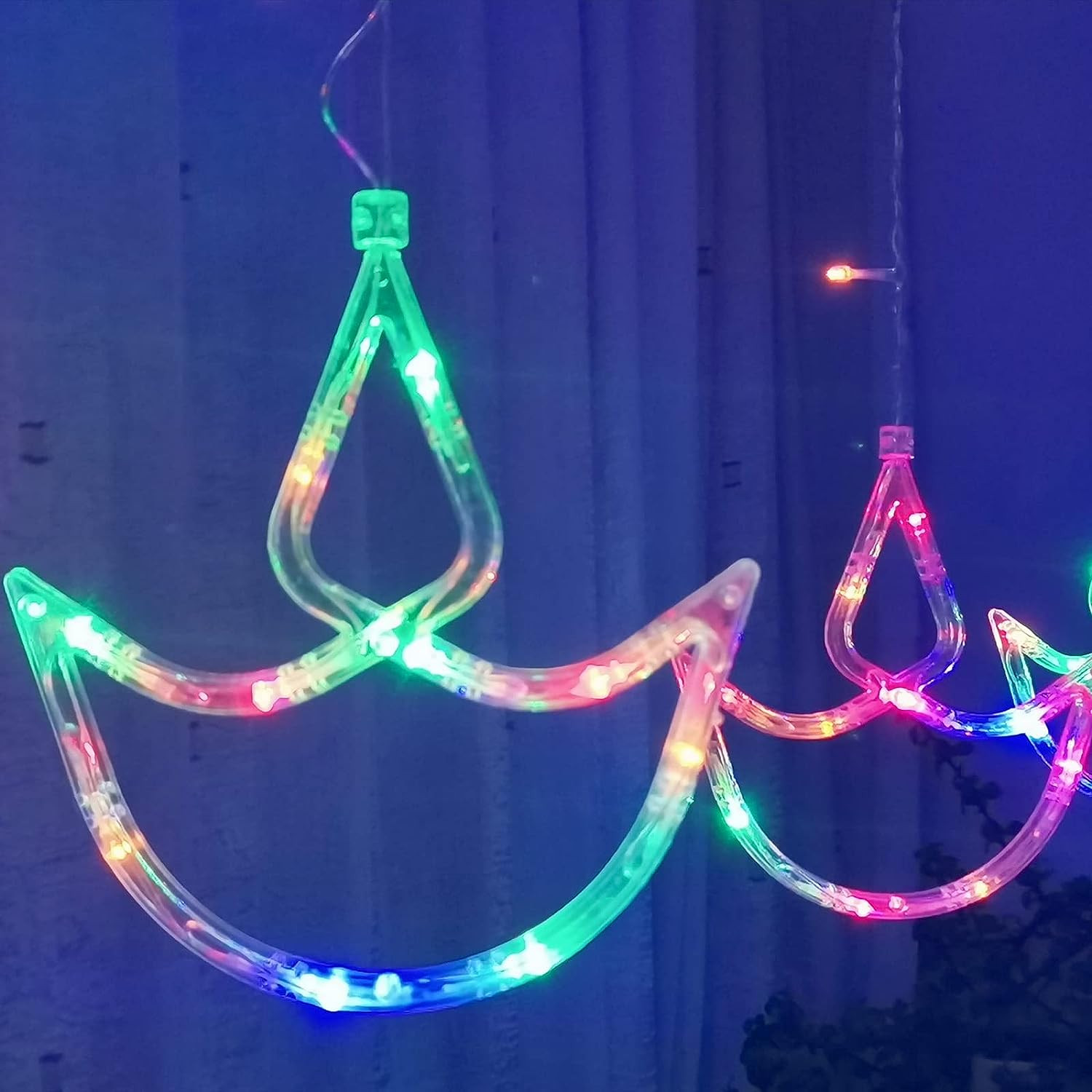 Kuber Industries LED String Light | 5 Big & 5 Small Diya LED String Lights | Light for Christmas | Light for Weddings | Star Light | Lights for Home Decoration | Multi