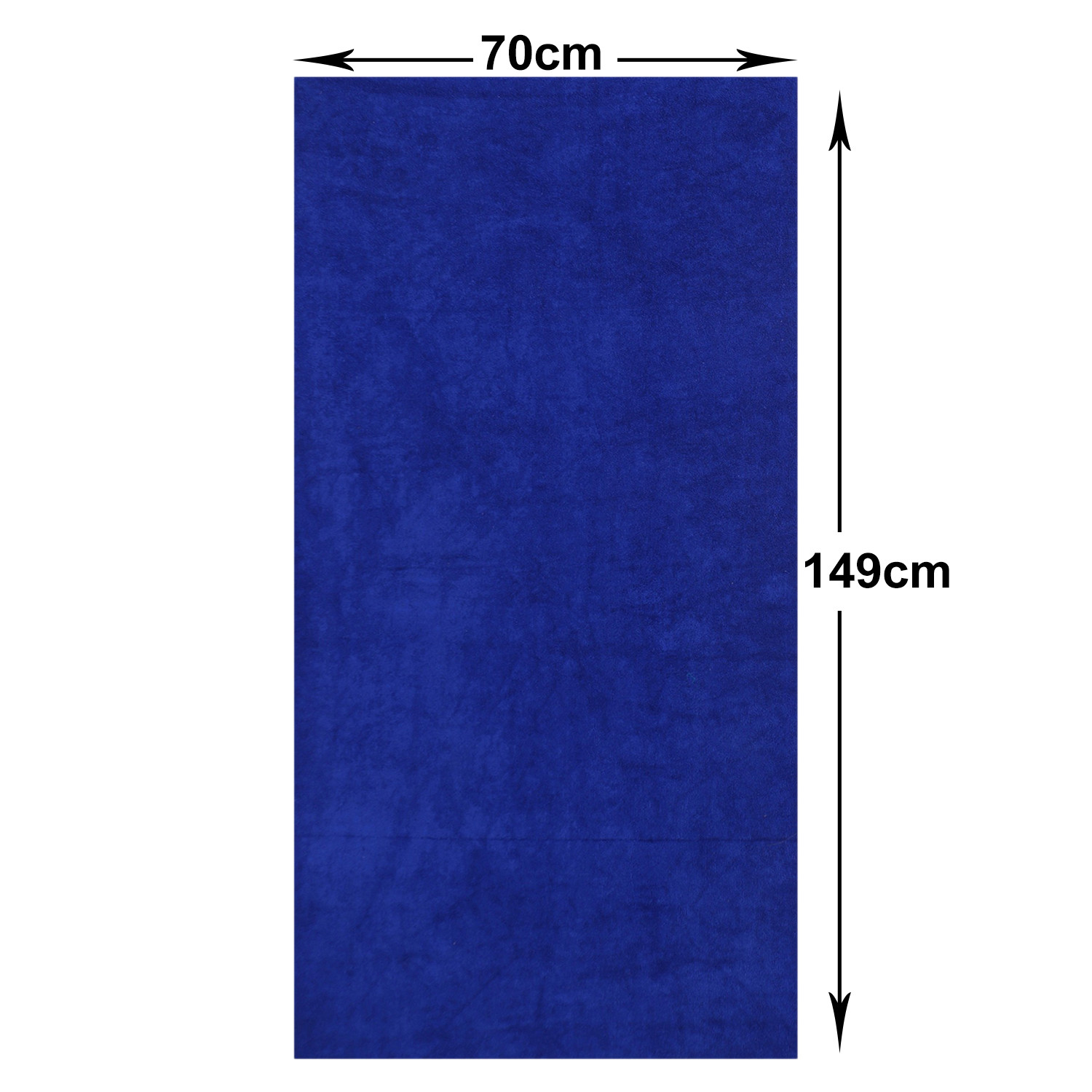 Kuber Industries Lightweight Bath Towel|Soft Absorbent Cotton Anti-Bacterial & Quick Dry Shower Towel For Bathroom,Hotel,Gym,Travel (Blue)