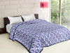 Kuber Industries Lightweight Carry Design Cotton Reversible Double Bed Dohar|AC Blanket For Home &amp; Travelling (Purple)